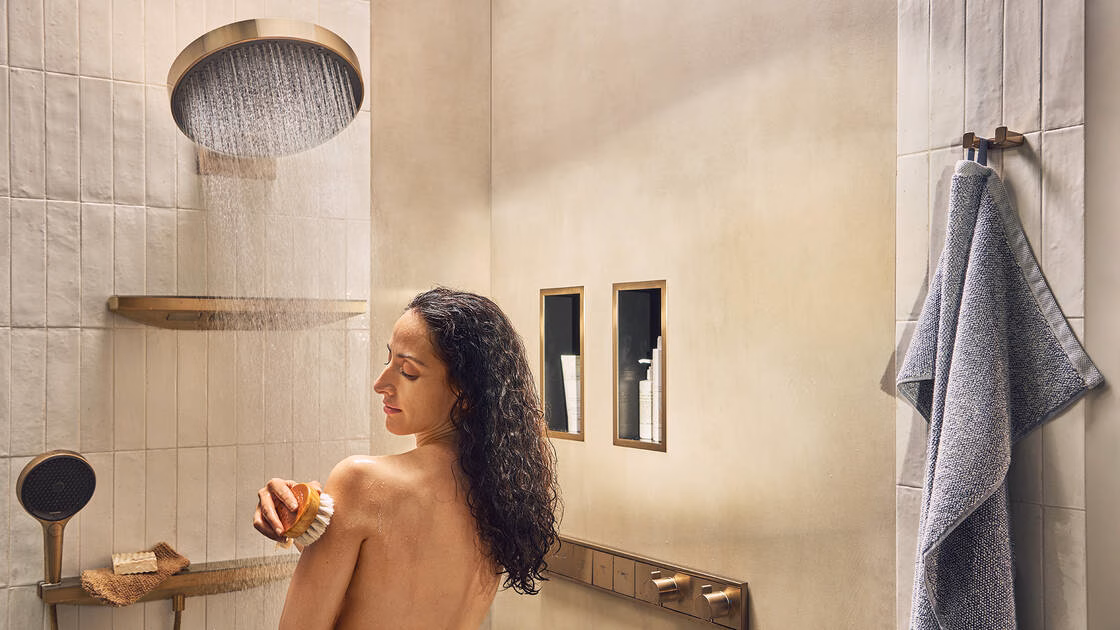 Luxury Showering with hansgrohe Overhead Showers